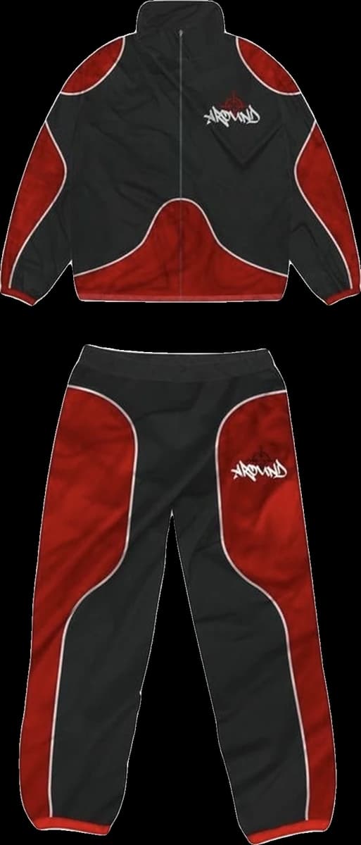 Around Shadowfire Windbreaker Tracksuit Set